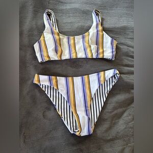 SHEIN multi colored bikini set. Size L